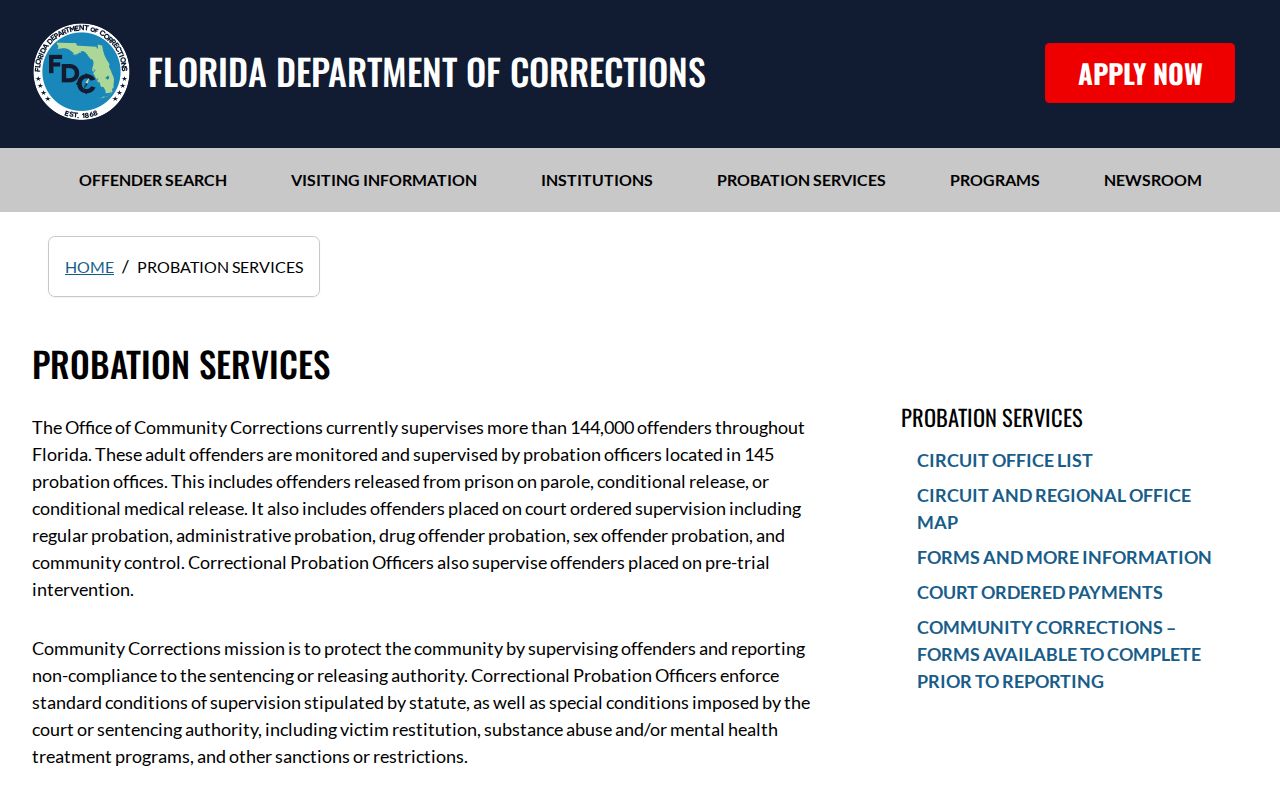 Seminole County sex offender lookup community corrections
